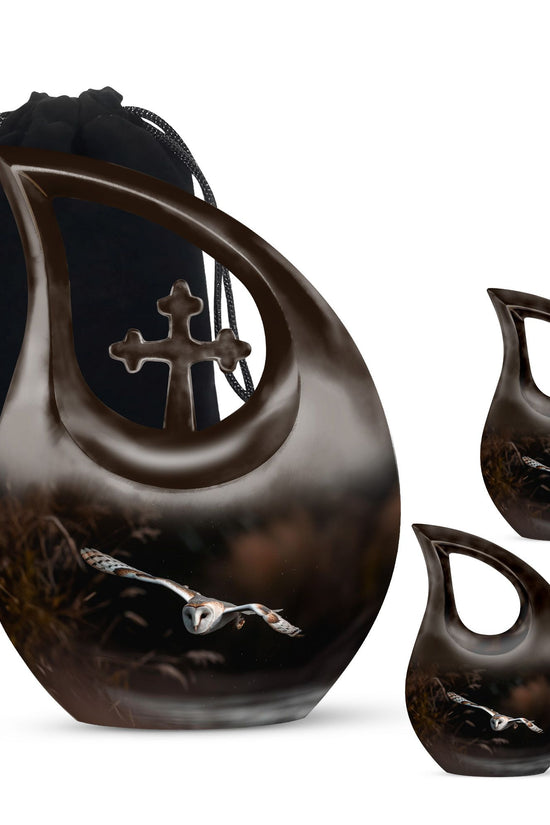 Barn Owl Urns For Ashes - Large Adult Urn