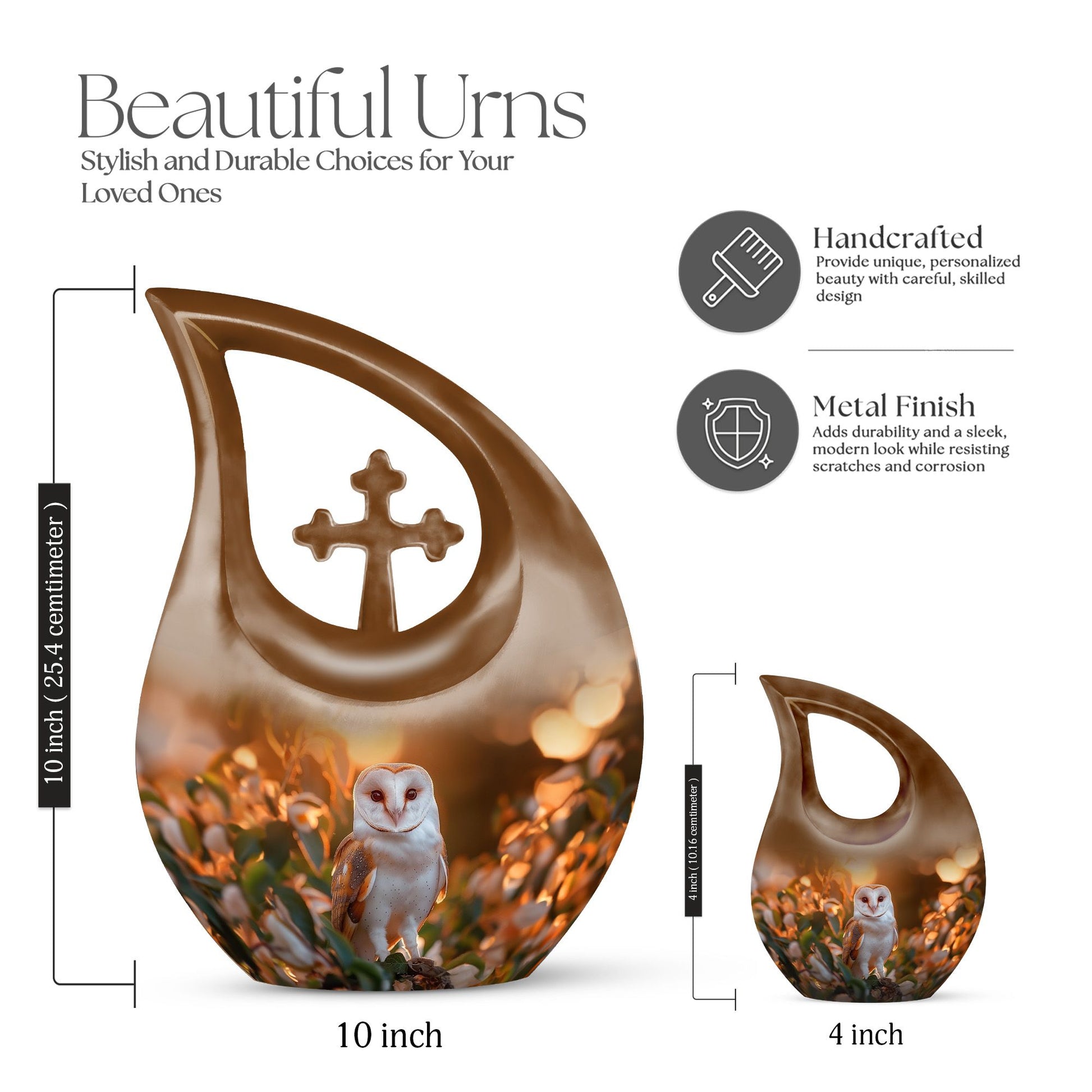 Barn Owl Urns For Ashes - Urn Mom Ashes Large