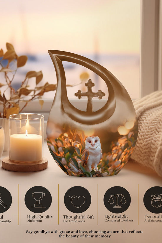 Barn Owl Urns For Ashes - Urn Mom Ashes Large
