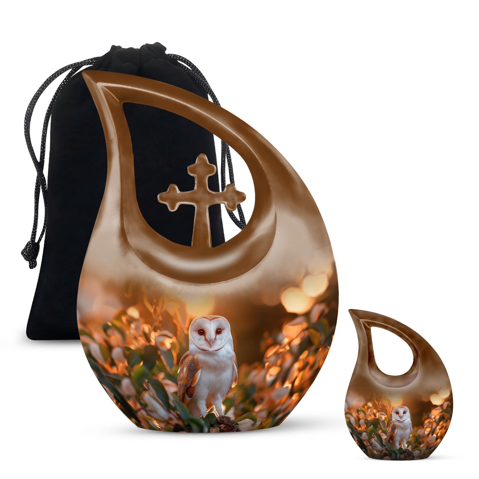 Barn Owl Urns For Ashes - Urn Mom Ashes Large