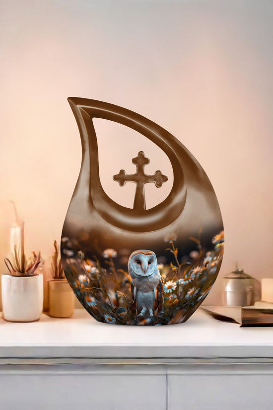 Barn Owl Urns For Ashes - Urn Large Adult
