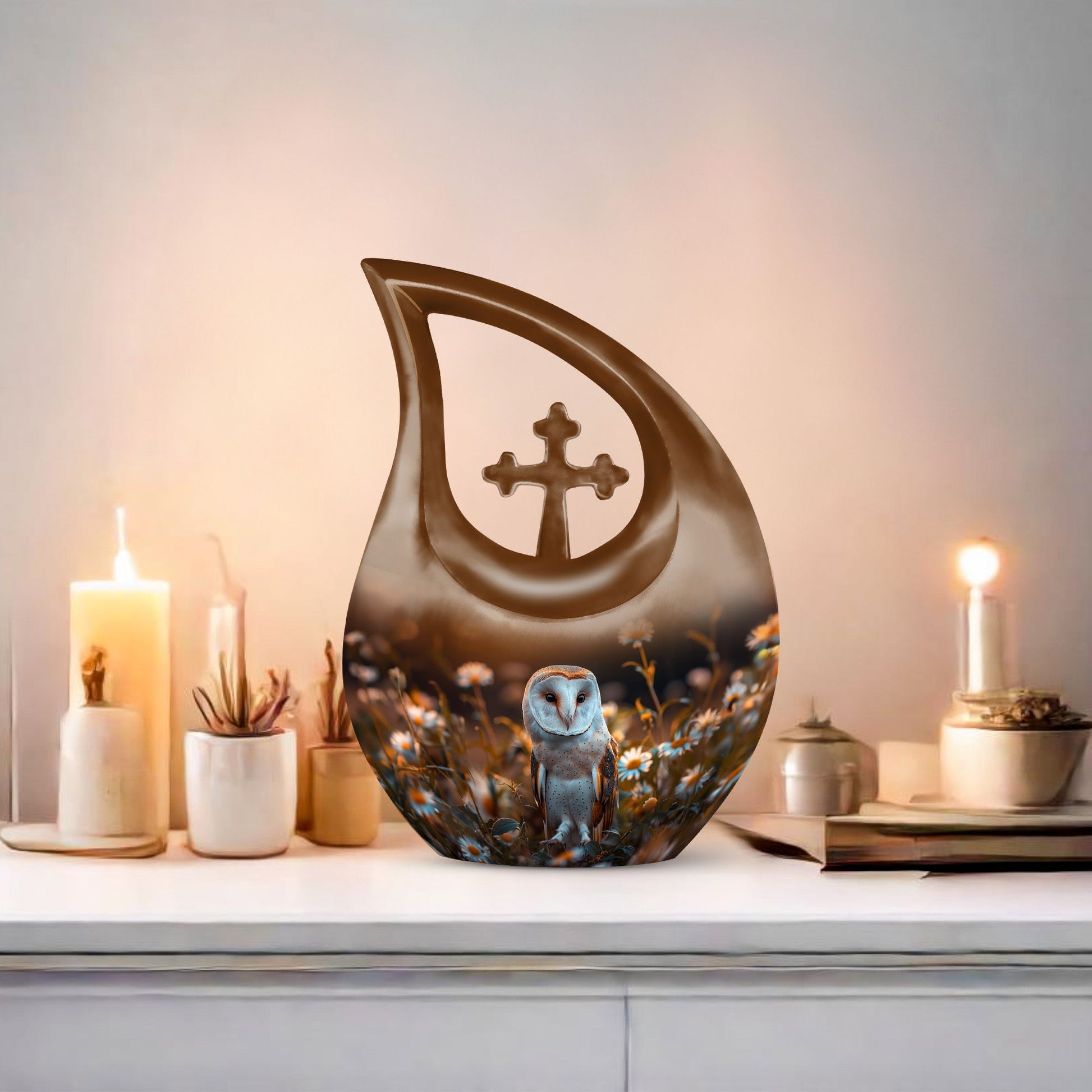 Barn Owl Urns For Ashes - Urn Large Adult