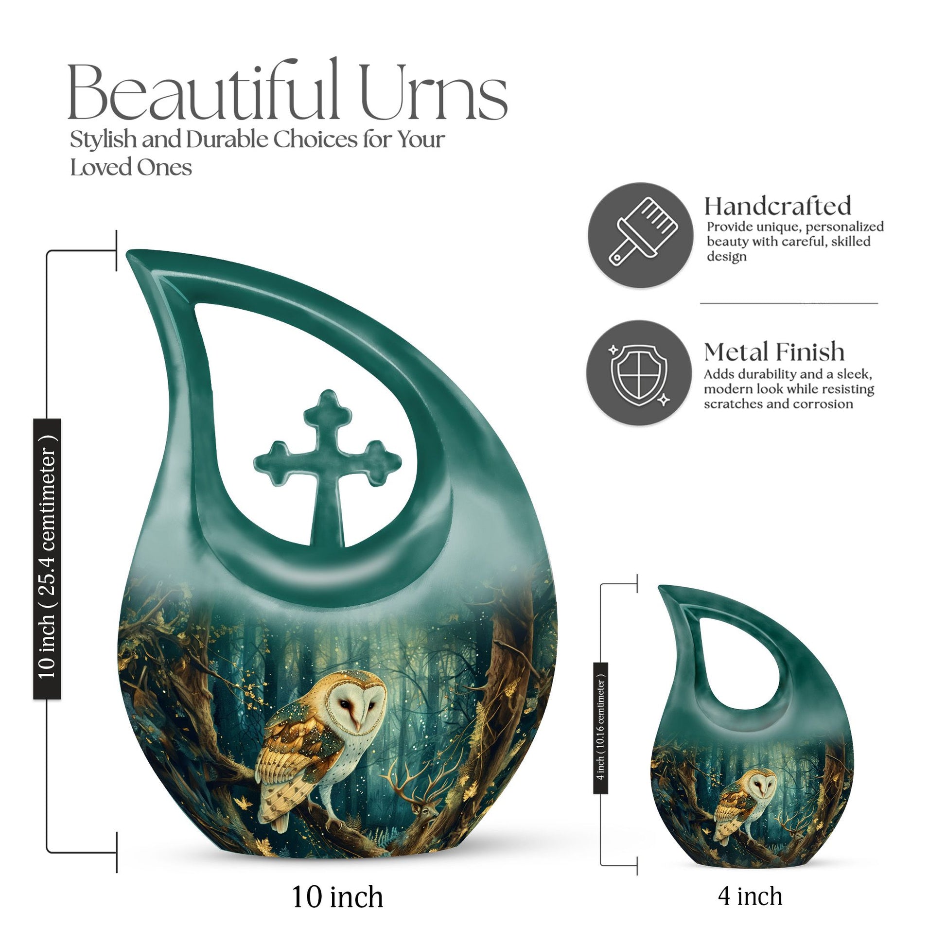 Barn Owl Urns For Ashes - Urn Human Ashes Large