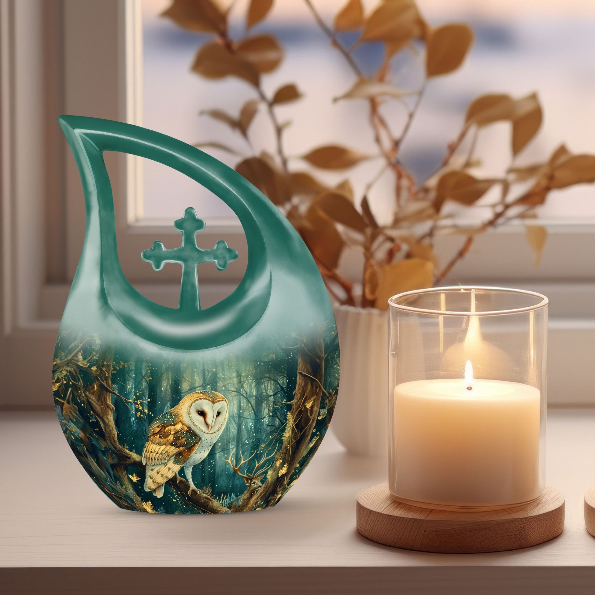 Barn Owl Urns For Ashes - Urn Human Ashes Large