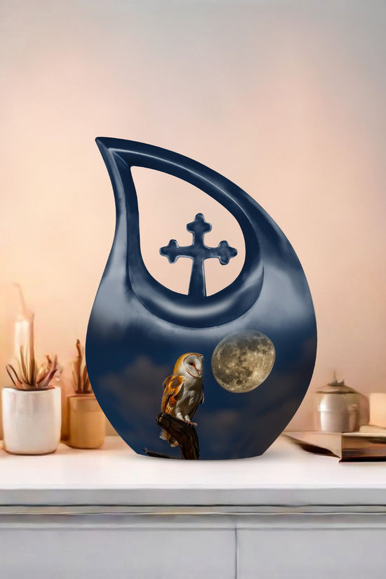 Barn Owl Urns For Ashes - Large Urn Human Ashes
