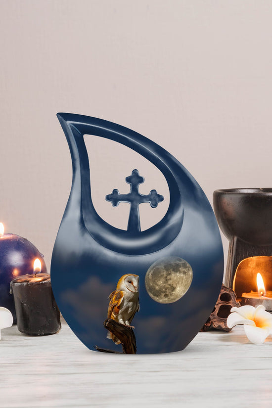 Barn Owl Urns For Ashes - Large Urn Human Ashes
