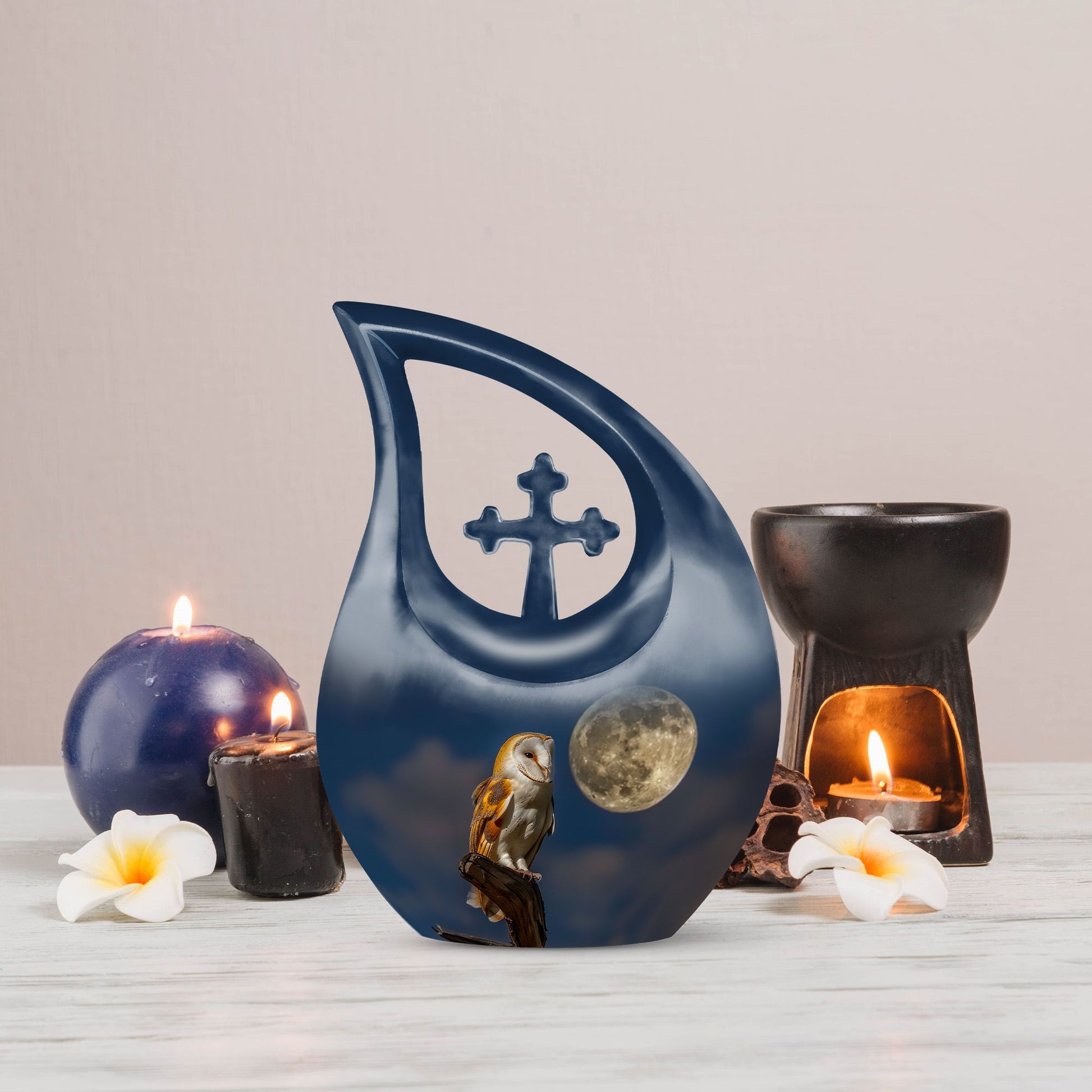 Barn Owl Urns For Ashes - Large Urn Human Ashes