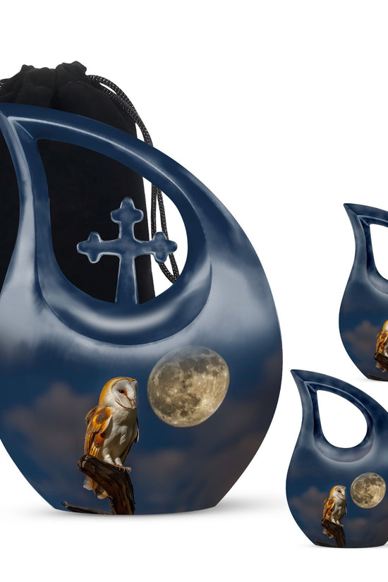 Barn Owl Urns For Ashes - Large Urn Human Ashes