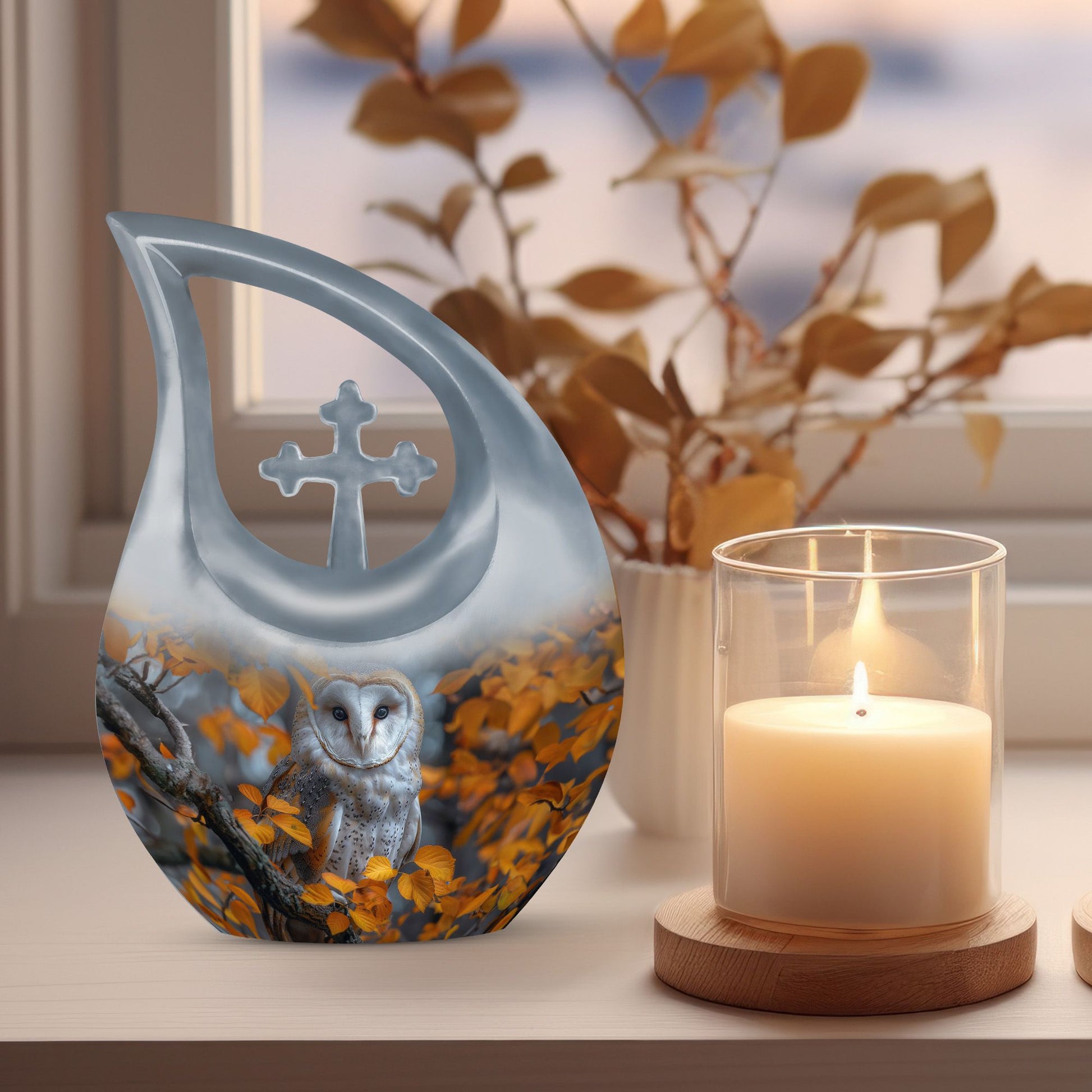 Barn Owl Urns For Ashes - Urn For Ashes For Women