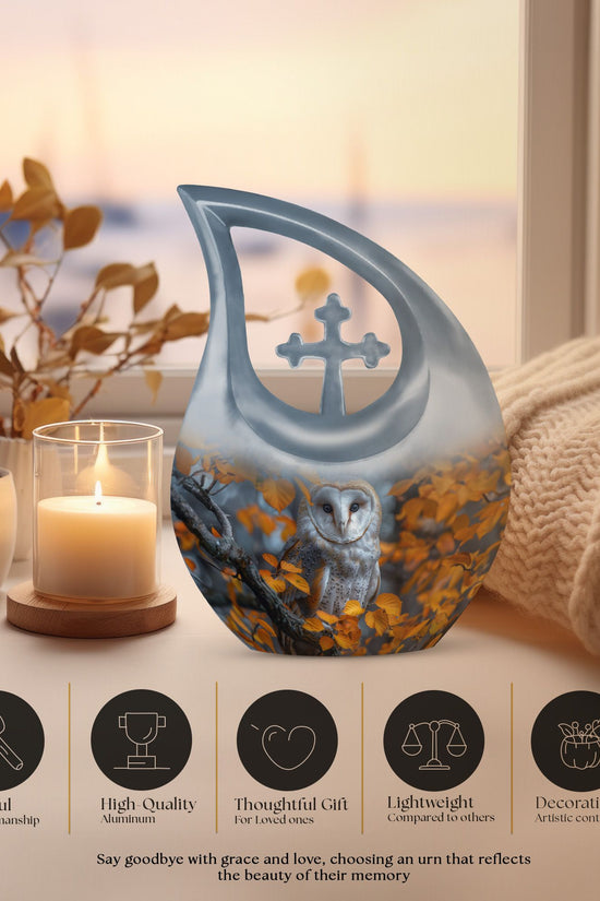 Barn Owl Urns For Ashes - Urn For Ashes For Women