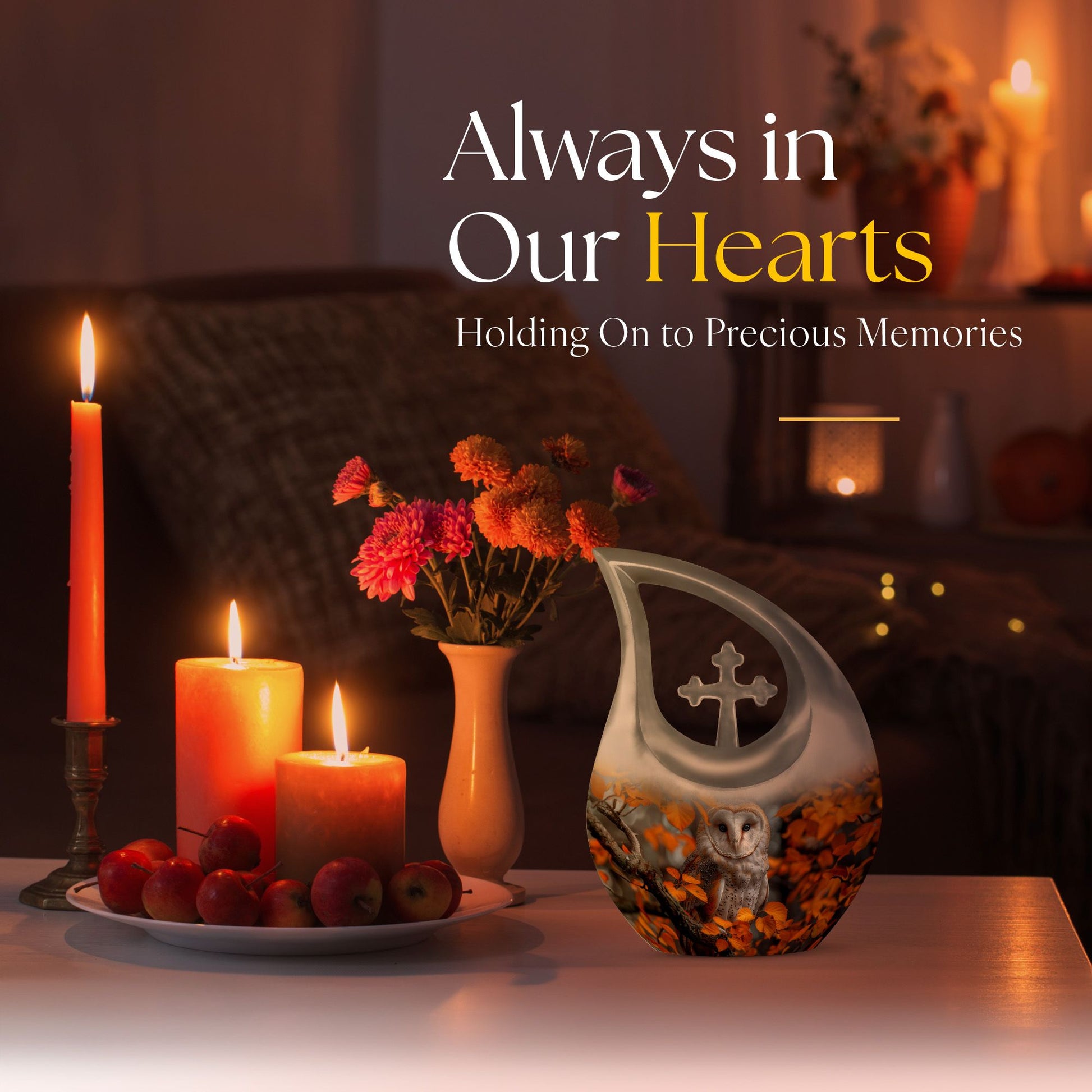 Barn Owl Urns For Ashes - Urn For Ashes For Women
