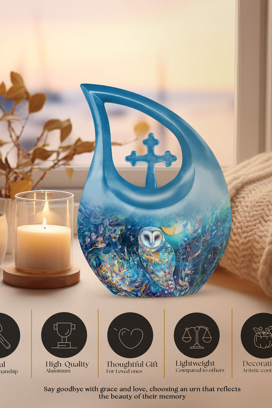 Barn Owl Urns For Ashes - Cremation Urns For Women