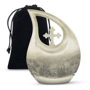 Mountain Winter Urns For Ashes - Adult Urns For Human Ashes Women