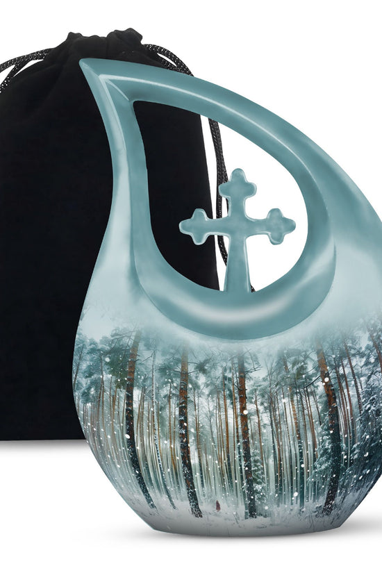 Mountain Winter Urns For Ashes - Urn For Ashes For Men
