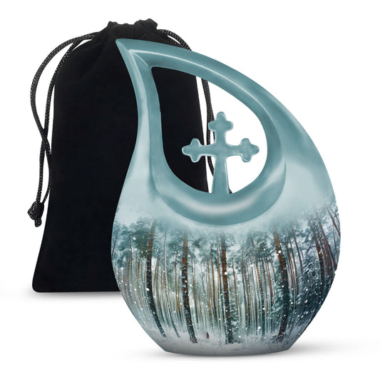 Mountain Winter Urns For Ashes - Urn For Ashes For Men