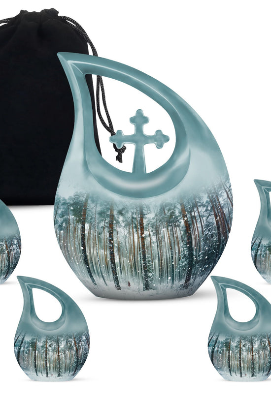 Mountain Winter Urns For Ashes - Urn For Ashes For Men