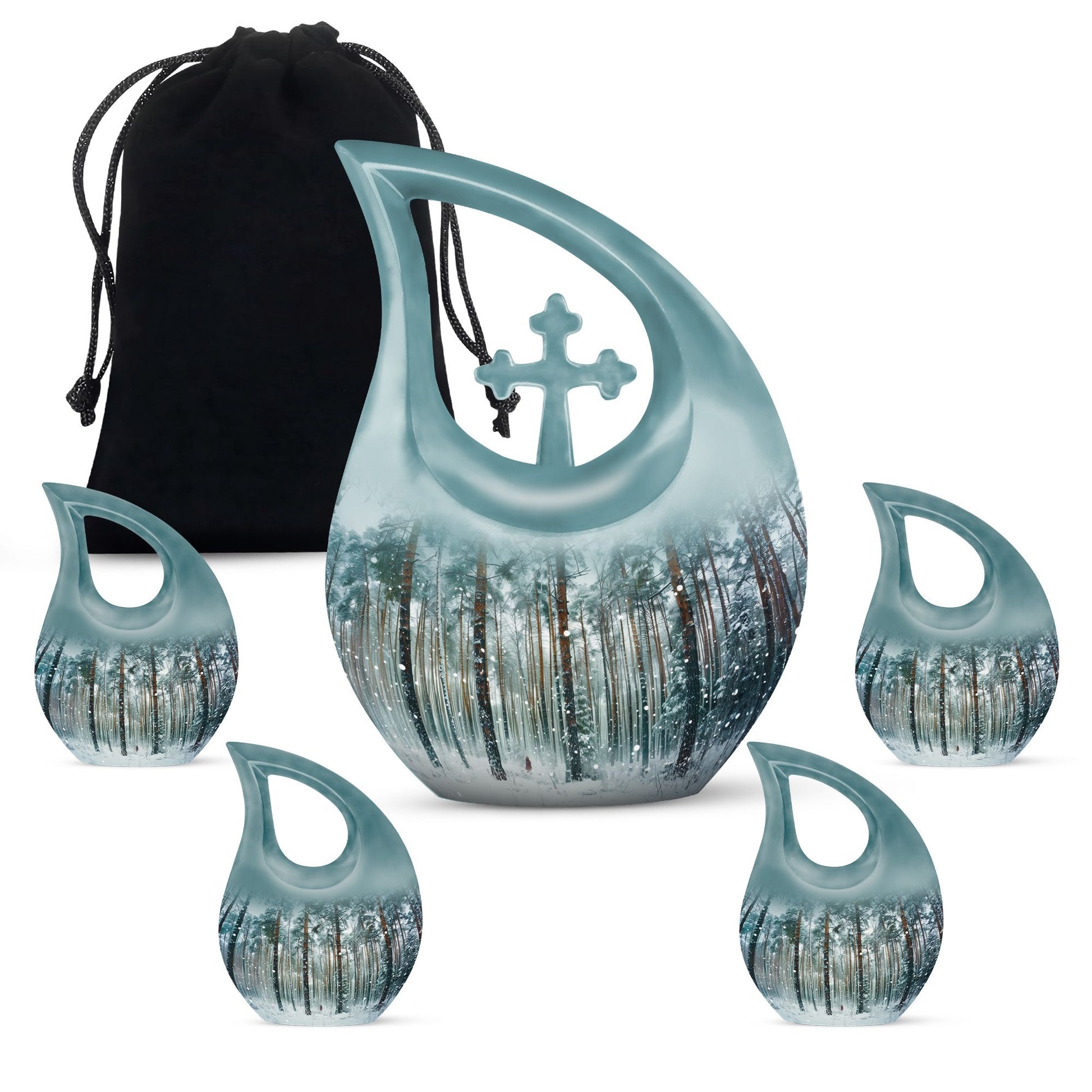 Mountain Winter Urns For Ashes - Urn For Ashes For Men