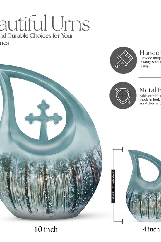 Mountain Winter Urns For Ashes - Urn For Ashes For Men
