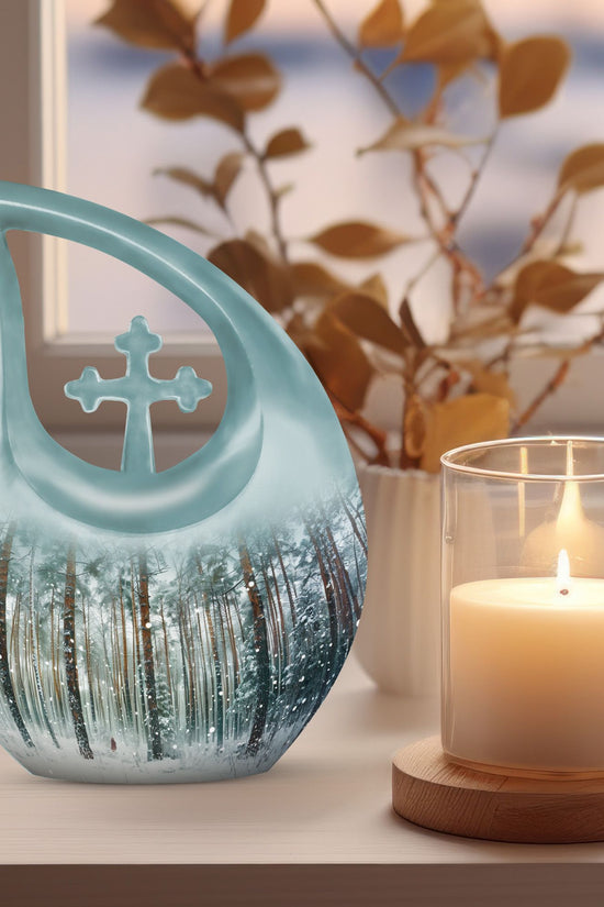 Mountain Winter Urns For Ashes - Urn For Ashes For Men