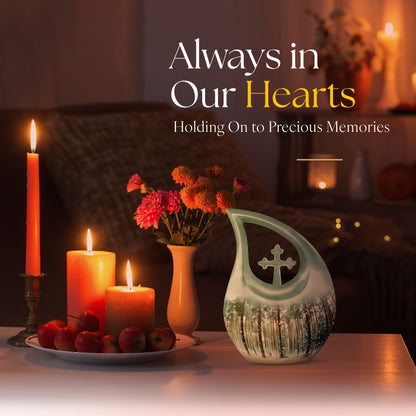 Mountain Winter Urns For Ashes - Urn For Ashes For Men