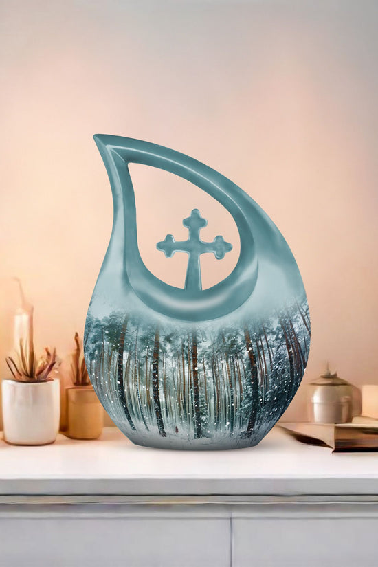 Mountain Winter Urns For Ashes - Urn For Ashes For Men