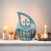 Mountain Winter Urns For Ashes - Urn For Ashes For Men