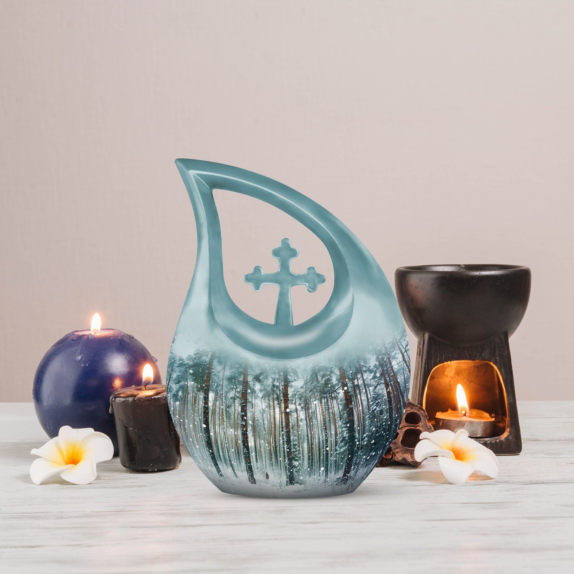 Mountain Winter Urns For Ashes - Urn For Ashes For Men