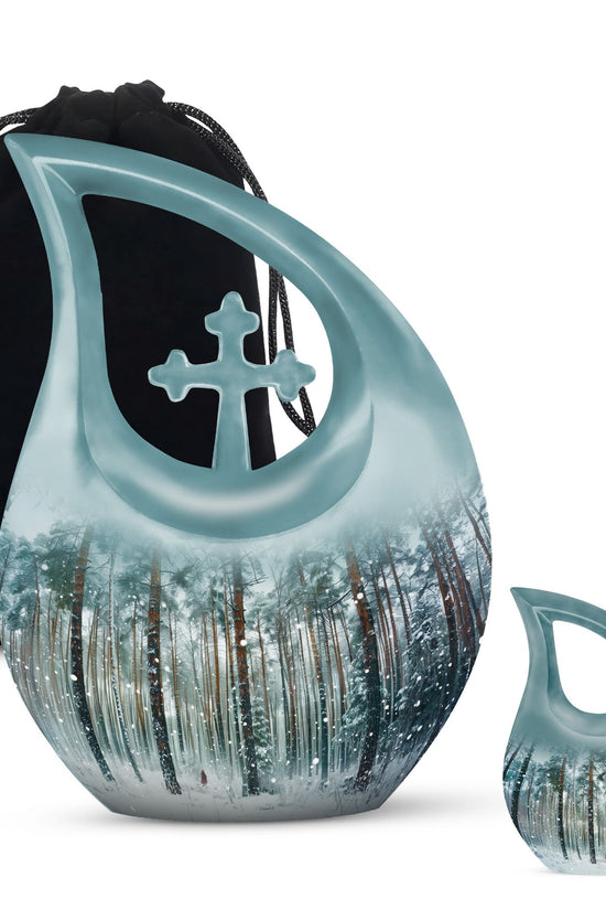 Mountain Winter Urns For Ashes - Urn For Ashes For Men