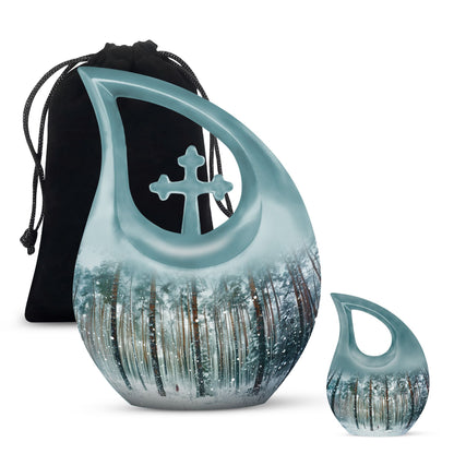Mountain Winter Urns For Ashes - Urn For Ashes For Men