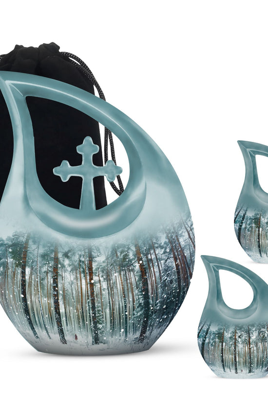 Mountain Winter Urns For Ashes - Urn For Ashes For Men