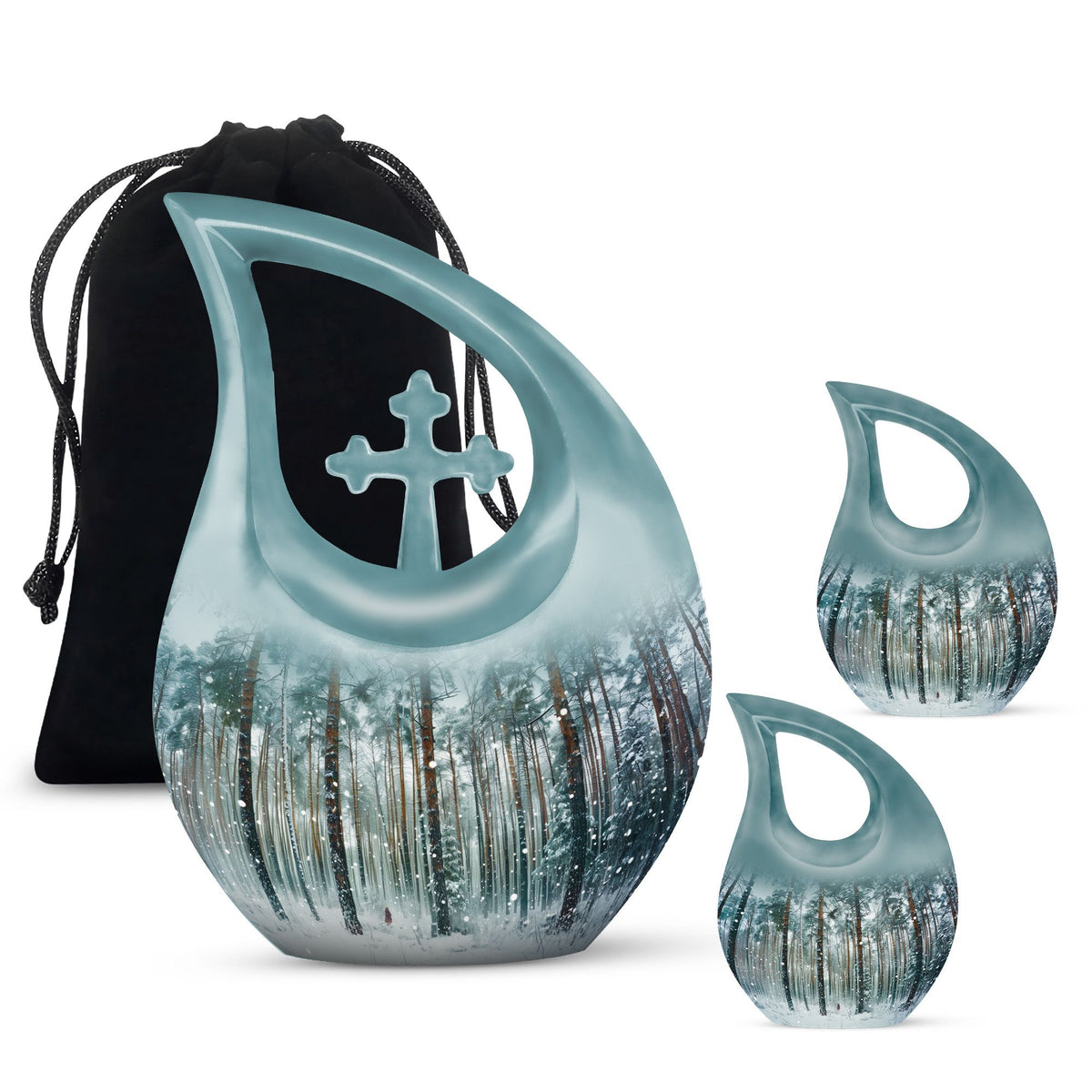 Mountain Winter Urns For Ashes - Urn For Ashes For Men