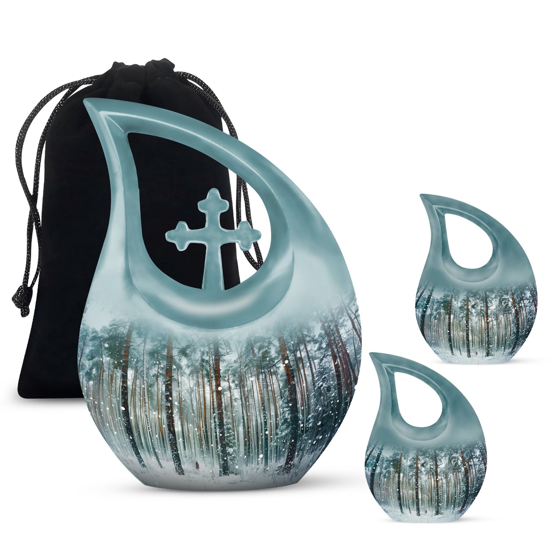 Mountain Winter Urns For Ashes - Urn For Ashes For Men
