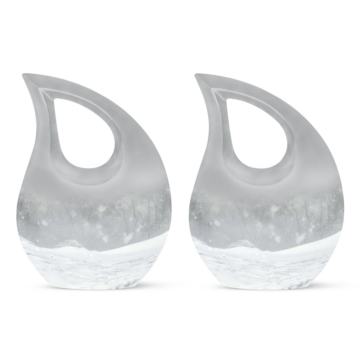 Mountain Winter Urns For Ashes - Ashes Keepsake For Men