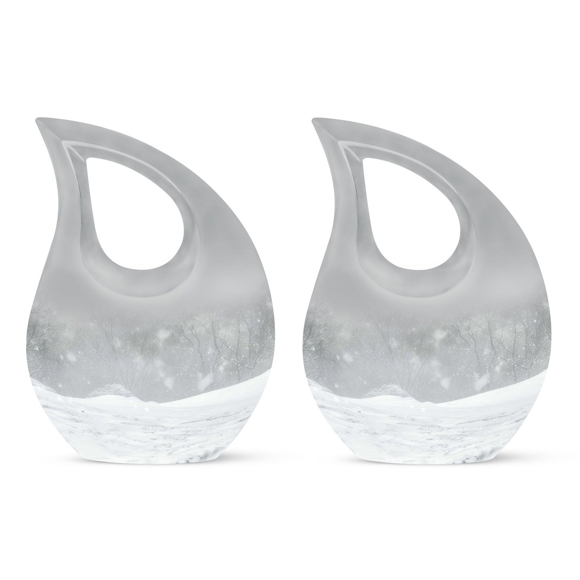 Mountain Winter Urns For Ashes - Ashes Keepsake For Men