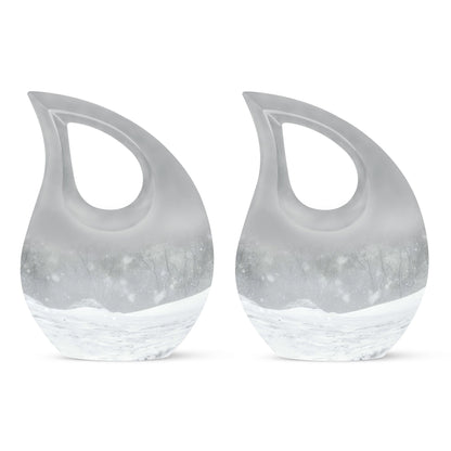 Mountain Winter Urns For Ashes - Ashes Keepsake For Men