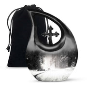 Mountain Winter Urns For Ashes - Mini Urn For Ashes For Women