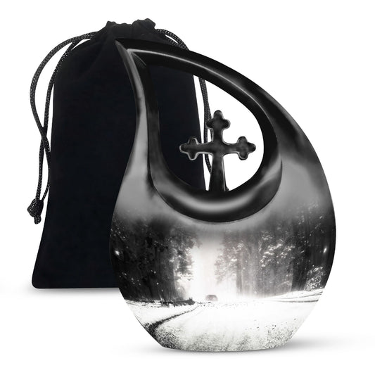 Mountain Winter Urns For Ashes - Mini Urn For Ashes For Women