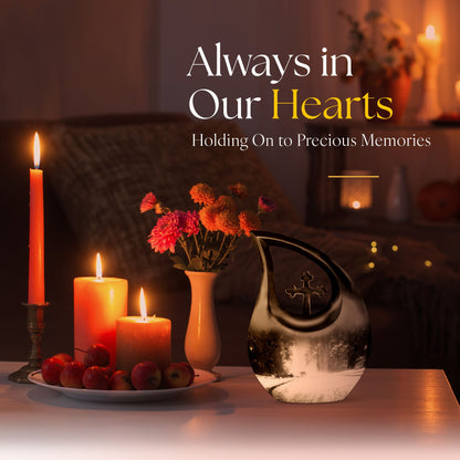 Mountain Winter Urns For Ashes - Mini Urn For Ashes For Women