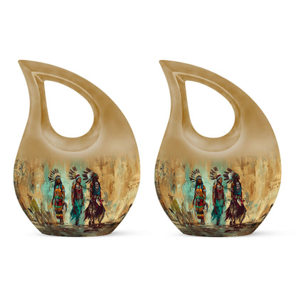 Native American Urns For Ashes - Cremation Keepsakes For Men