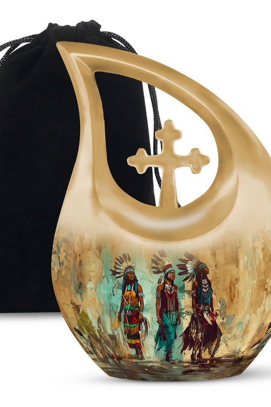 Native American Urns For Ashes - Cremation Keepsakes For Men