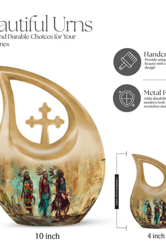 Native American Urns For Ashes - Cremation Keepsakes For Men