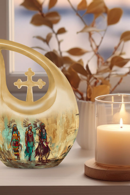 Native American Urns For Ashes - Cremation Keepsakes For Men