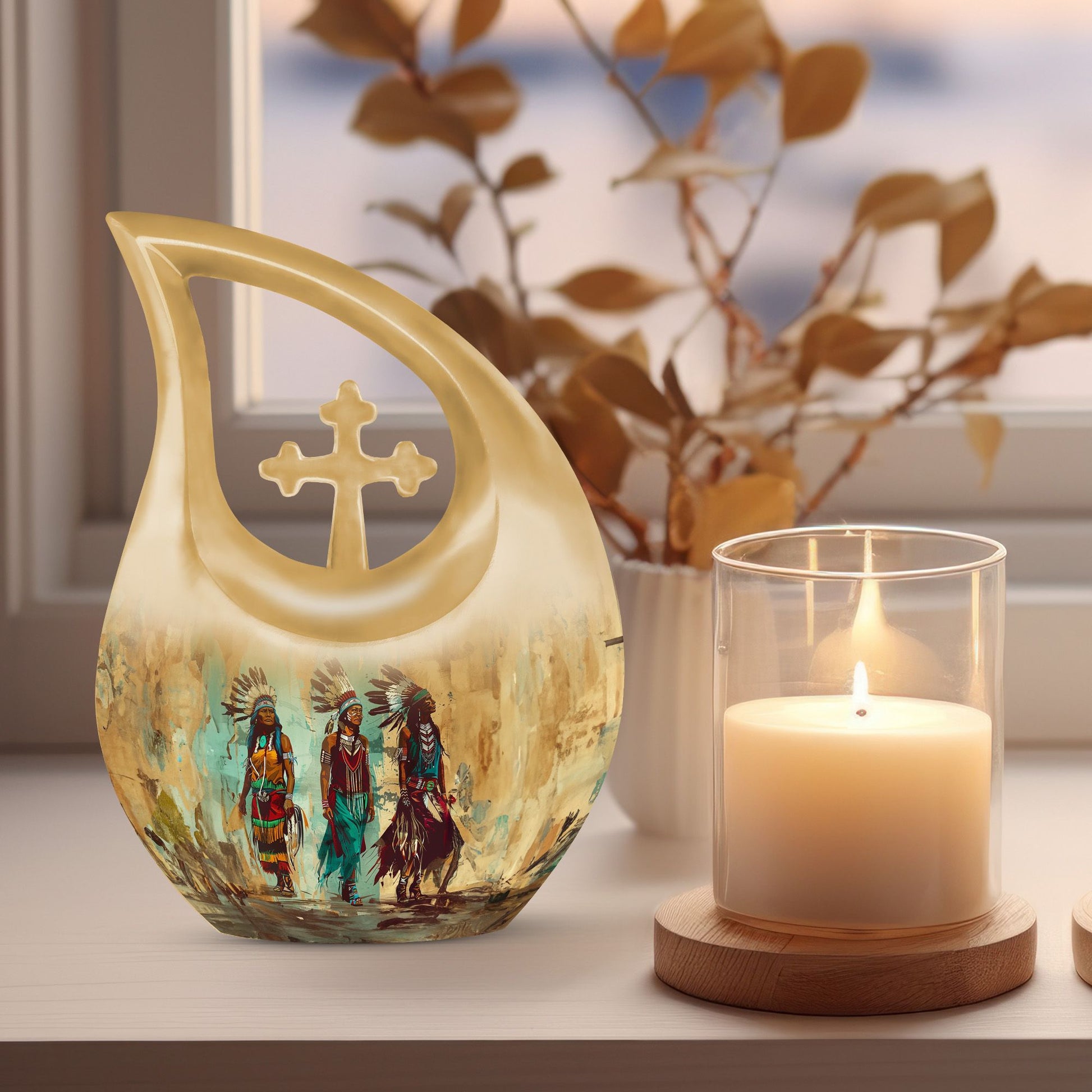Native American Urns For Ashes - Cremation Keepsakes For Men