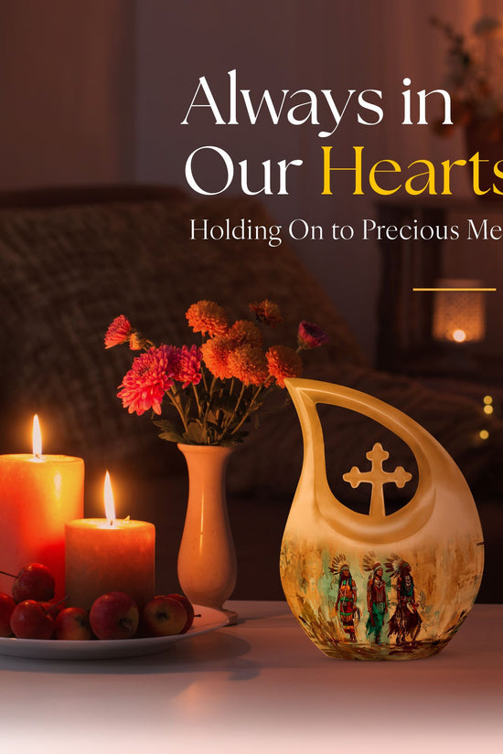 Native American Urns For Ashes - Cremation Keepsakes For Men