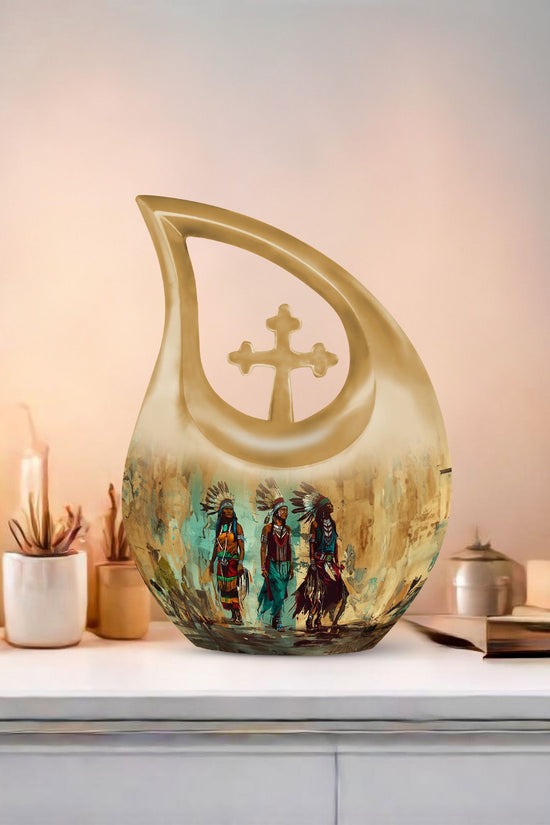 Native American Urns For Ashes - Cremation Keepsakes For Men