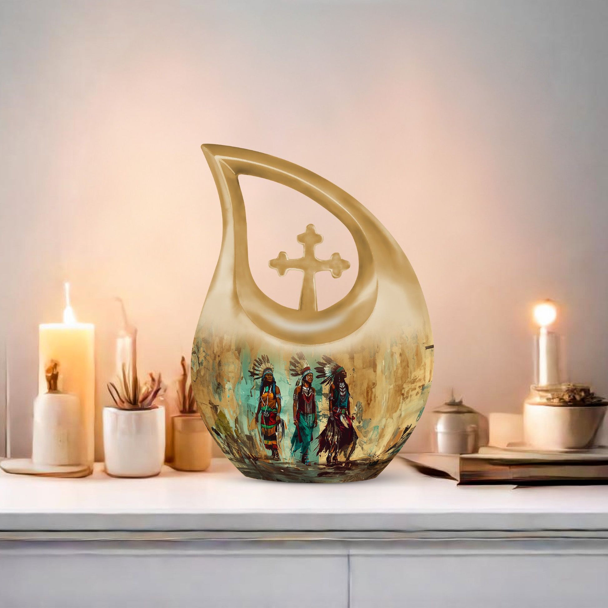 Native American Urns For Ashes - Cremation Keepsakes For Men