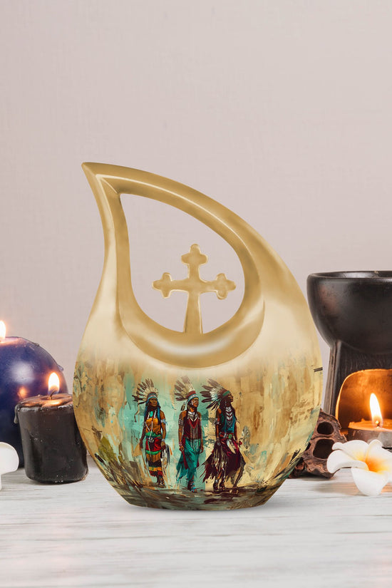 Native American Urns For Ashes - Cremation Keepsakes For Men