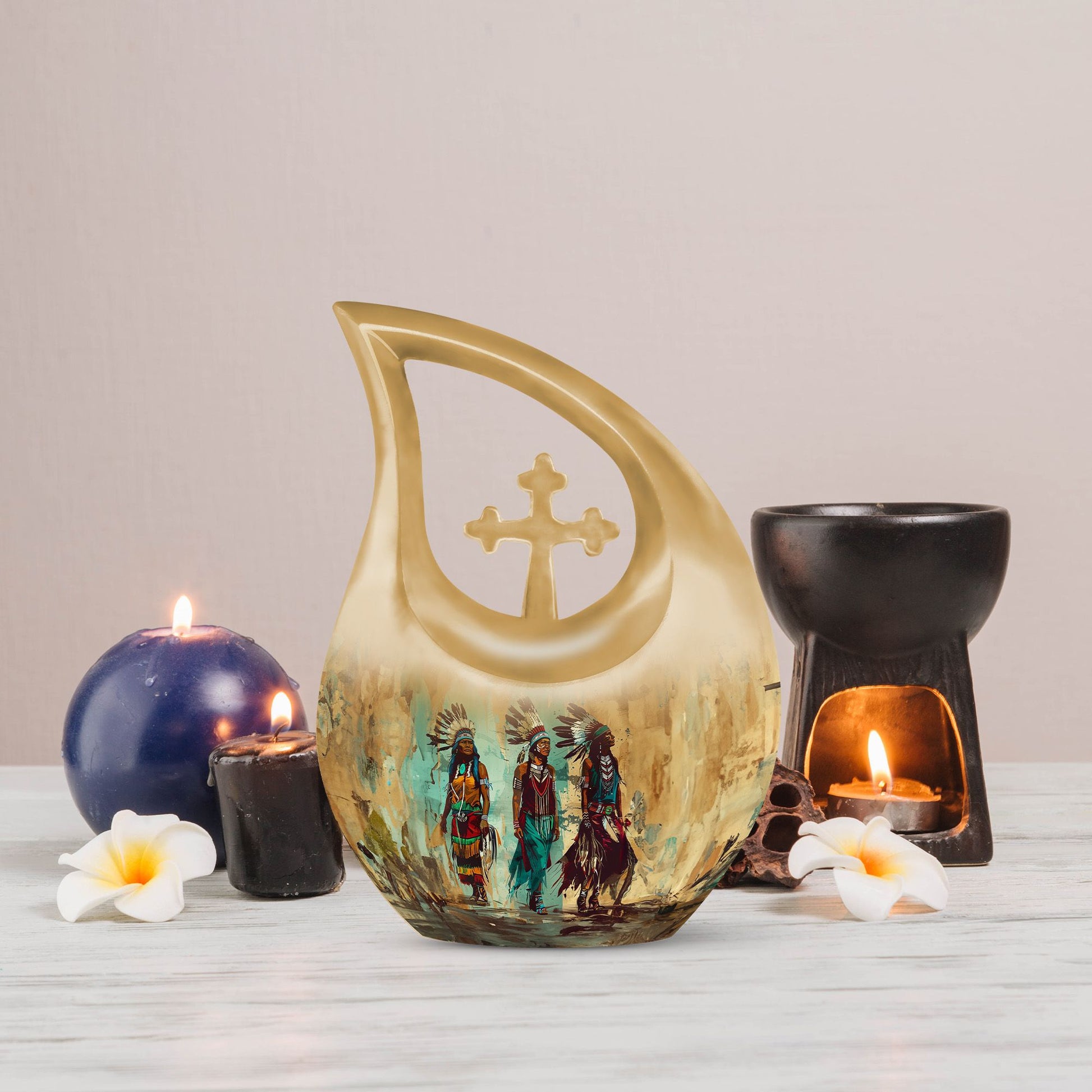 Native American Urns For Ashes - Cremation Keepsakes For Men