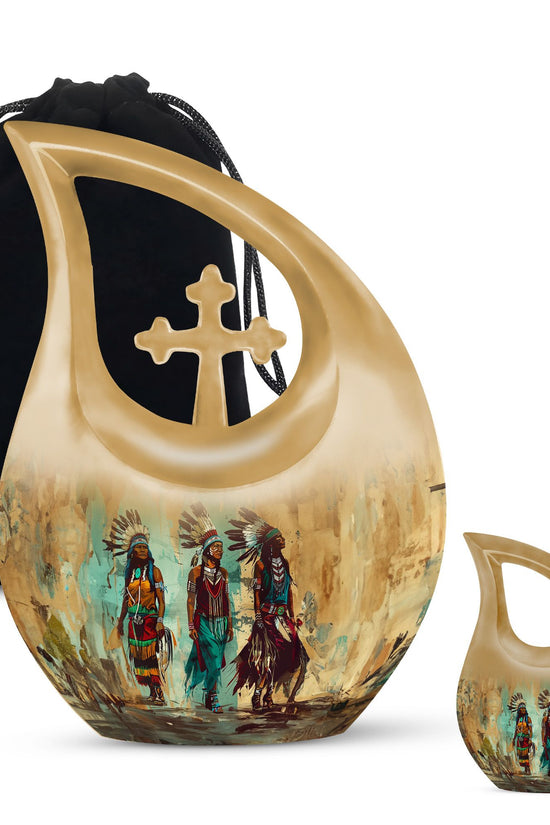 Native American Urns For Ashes - Cremation Keepsakes For Men