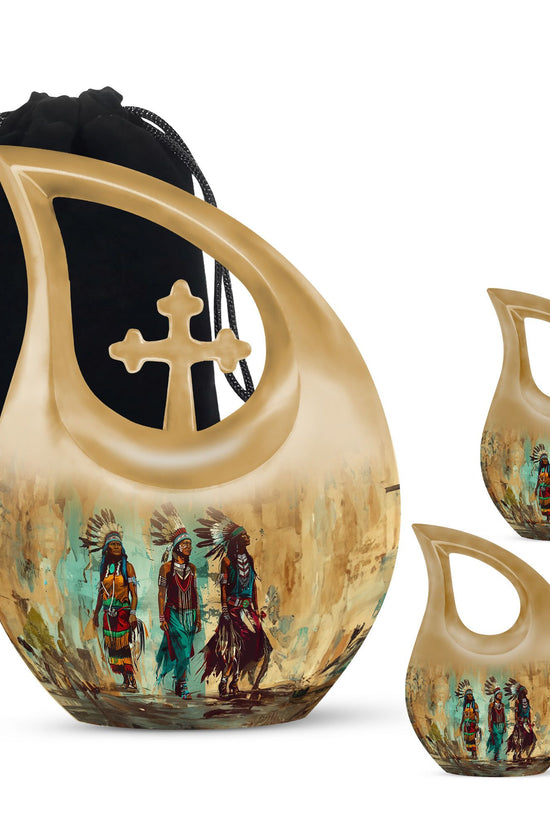Native American Urns For Ashes - Cremation Keepsakes For Men
